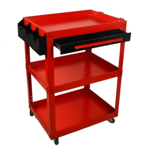 3 Gözlü Çekmeceli Parça Taşıma Arabası